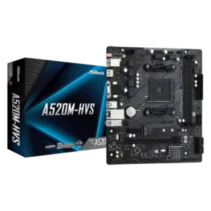 ASRock A520M-HVS AMD AM4 Micro ATX Motherboard